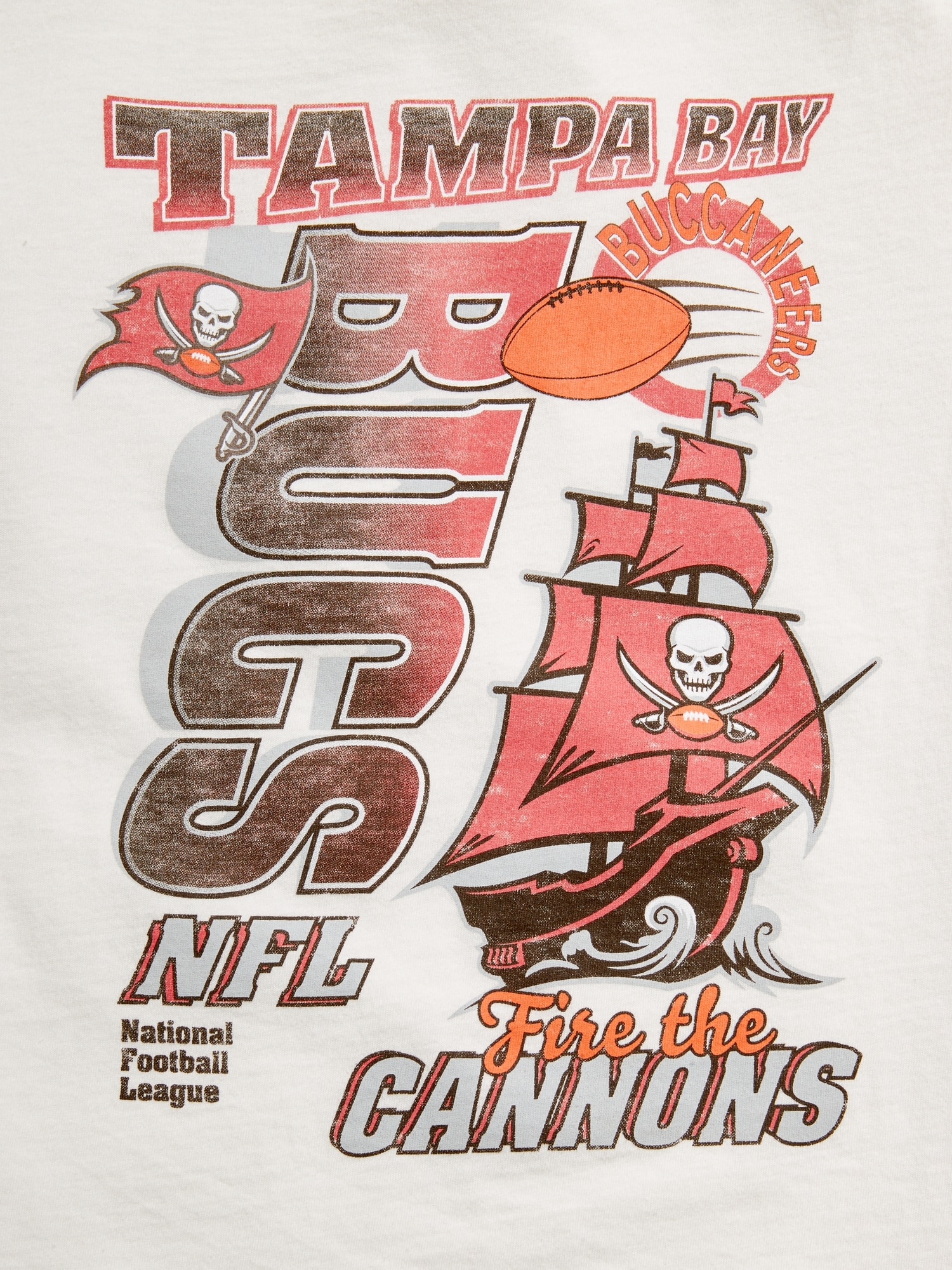 Tampa Bay Buccaneers Gender-Neutral Graphic T-Shirt for Kids