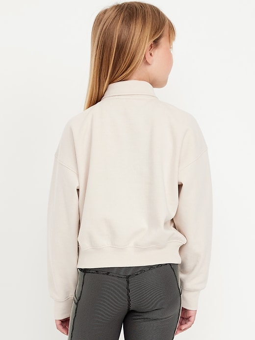Image number 2 showing, NFL™ San Francisco 49ers™ Oversized Quarter-Zip Sweatshirt for Girls