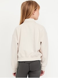 Image number 2 showing, NFL™ San Francisco 49ers™ Oversized Quarter-Zip Sweatshirt for Girls