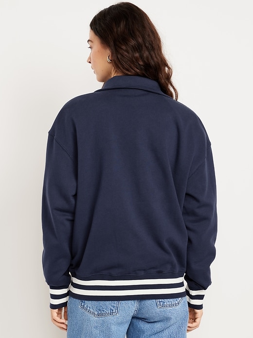 Image number 2 showing, SoComfy Oversized Half-Zip Sweatshirt