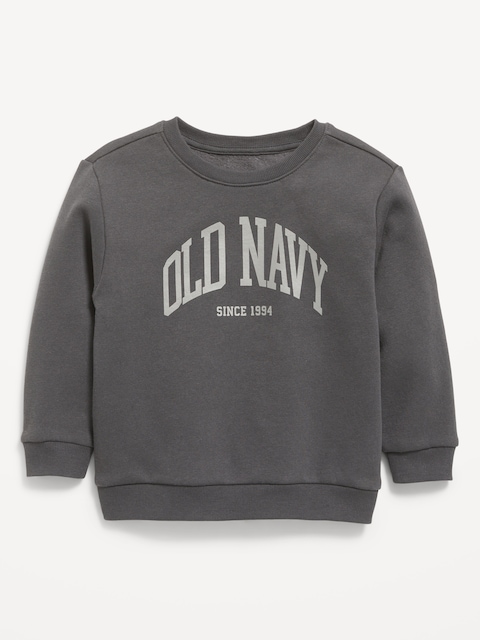 Oversized Logo-Graphic Crew-Neck Sweatshirt for Toddler Boys - Panther