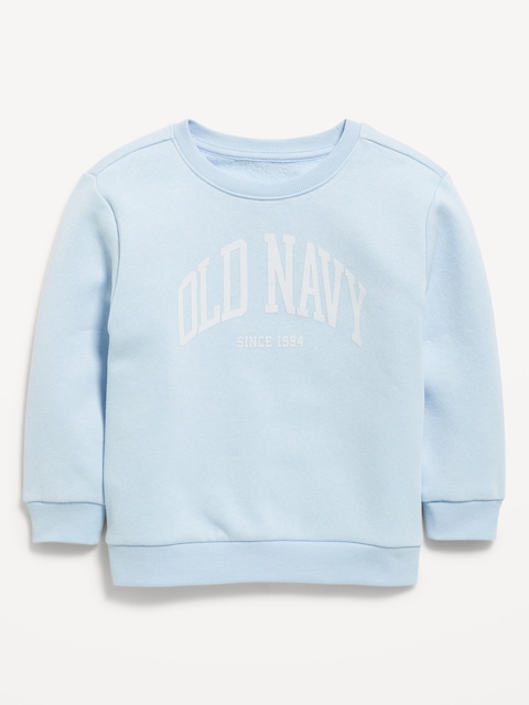 Oversized Logo-Graphic Crew-Neck Sweatshirt for Toddler Boys - Rock Pool