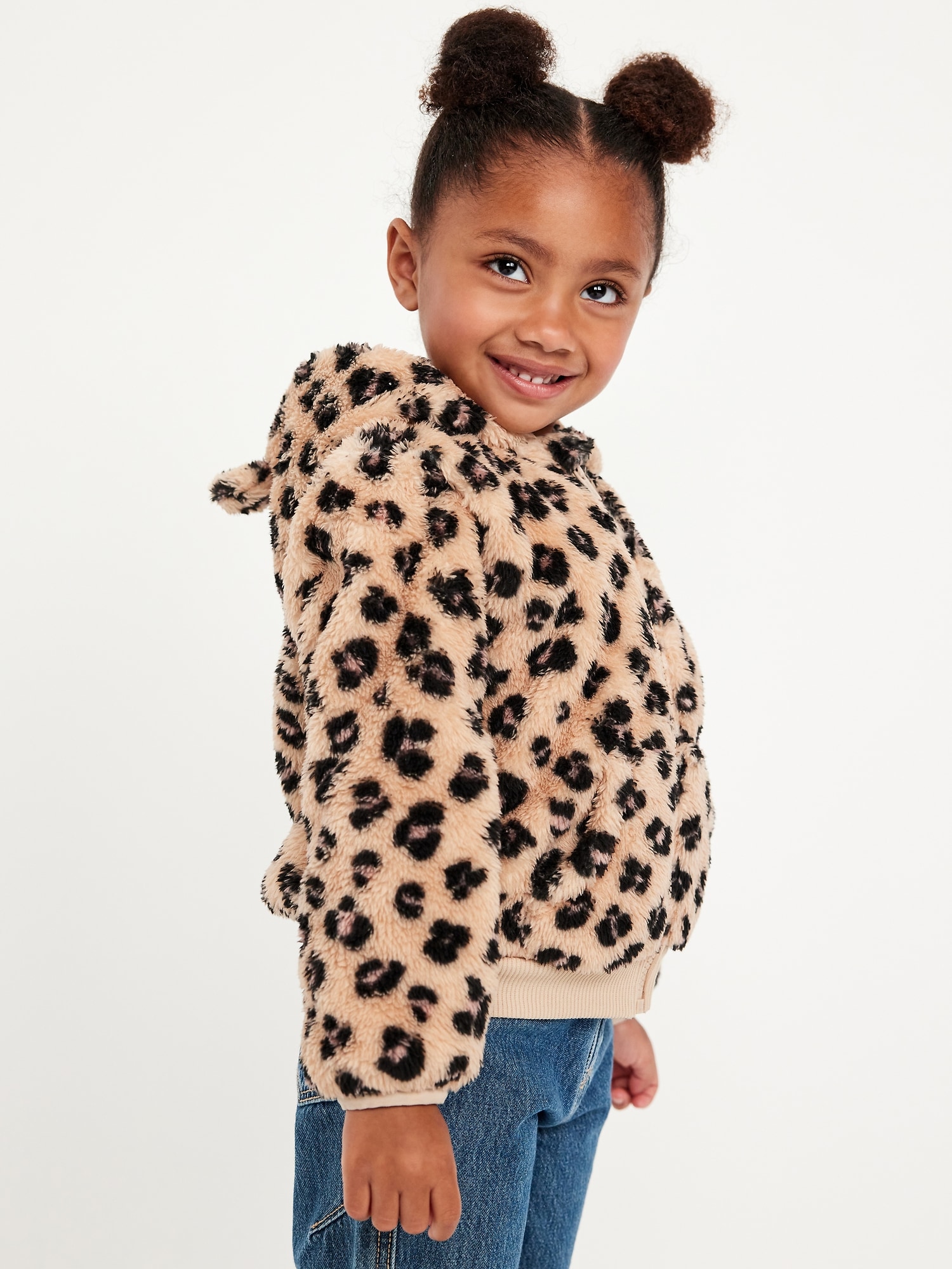 Critter Hooded Jacket for Toddler Girls