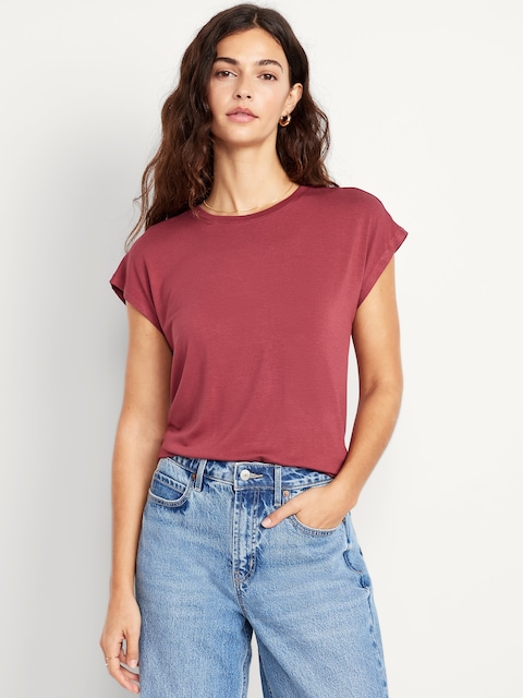 Luxe Dolman T-Shirt - Umber Earth