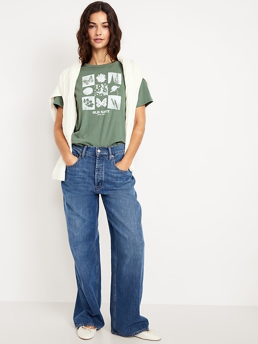 Image number 3 showing, EveryWear Crew-Neck Logo-Graphic T-Shirt
