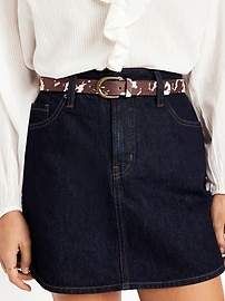 Image number 2 showing, Faux-Haircalf Belt for Women