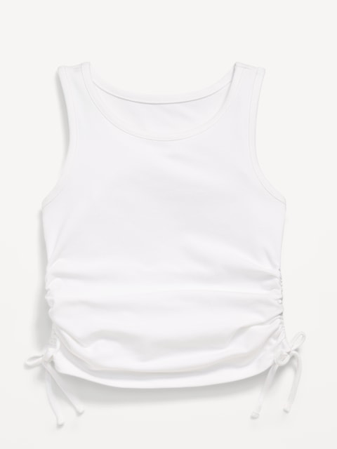 Side-Ruched Tank Top for Girls
