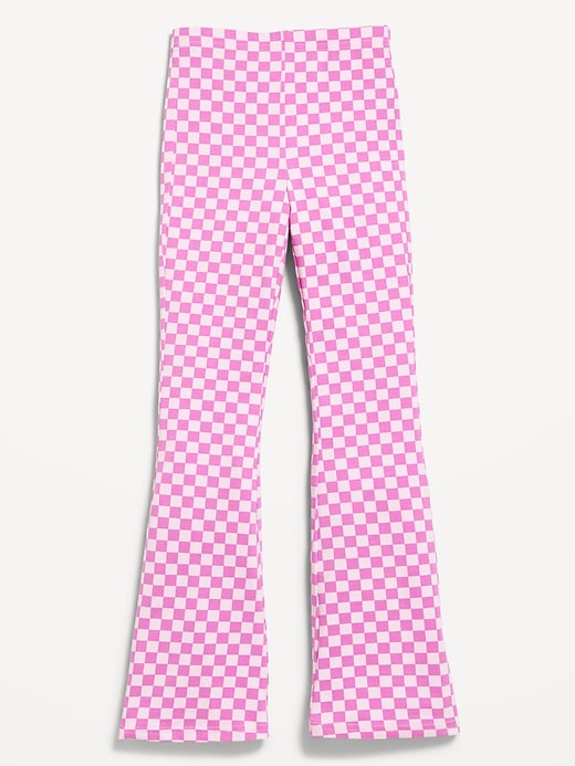 Image number 4 showing, Printed High-Waisted Flared Leggings for Girls