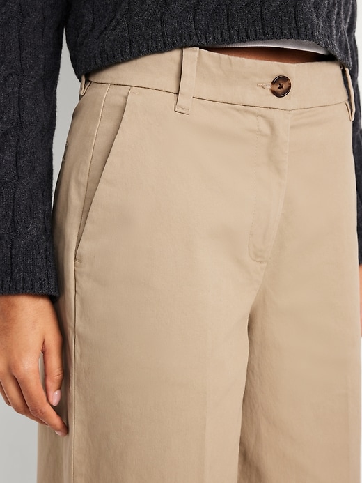 Image number 5 showing, Extra High-Waisted Super Wide-Leg Chino Pants