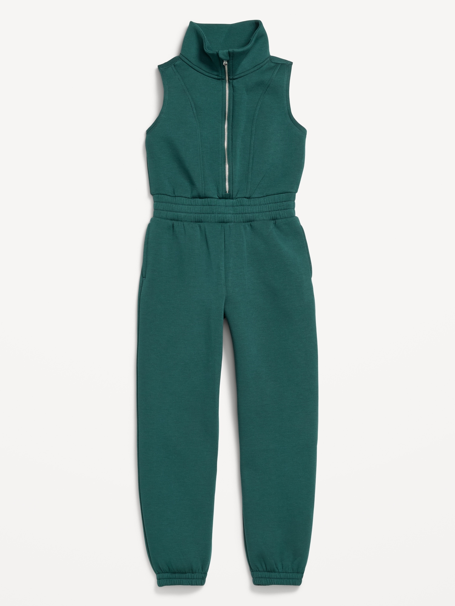 Bounce Fleece Sleeveless Zip-Front Jumpsuit for Girls