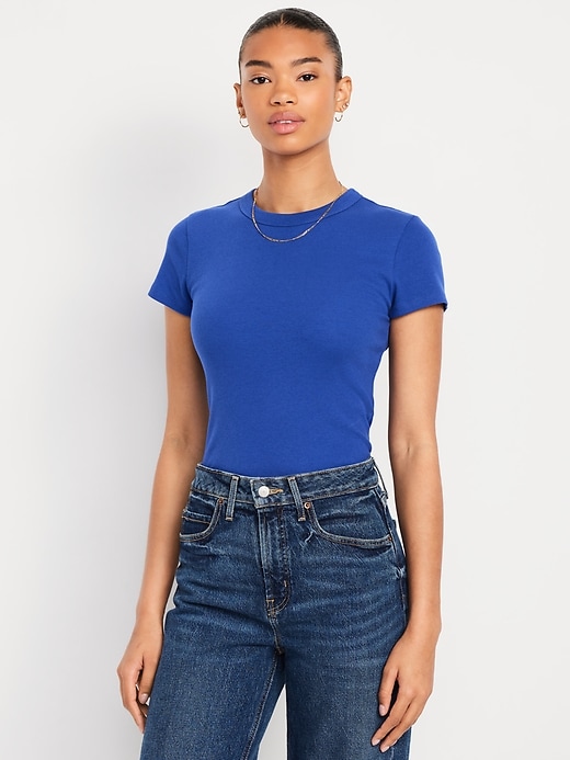 Image number 1 showing, Snug Crop T-Shirt