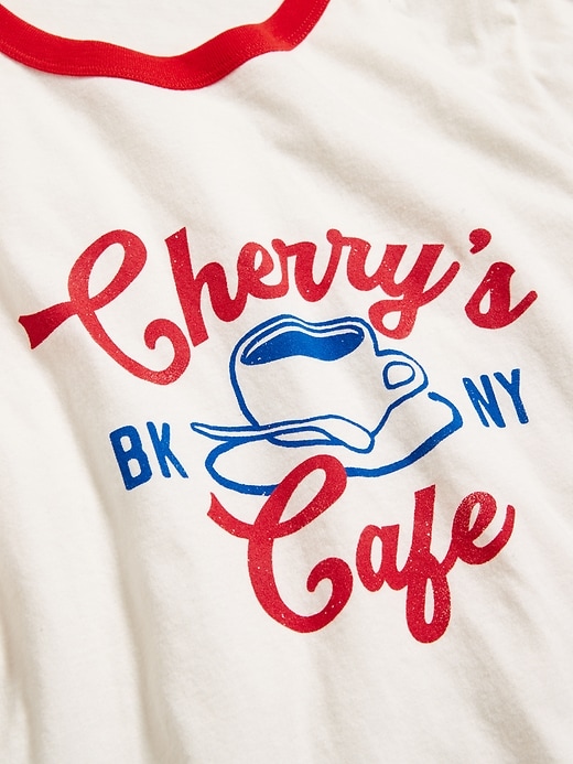 Image number 4 showing, EveryWear Graphic Ringer T-Shirt