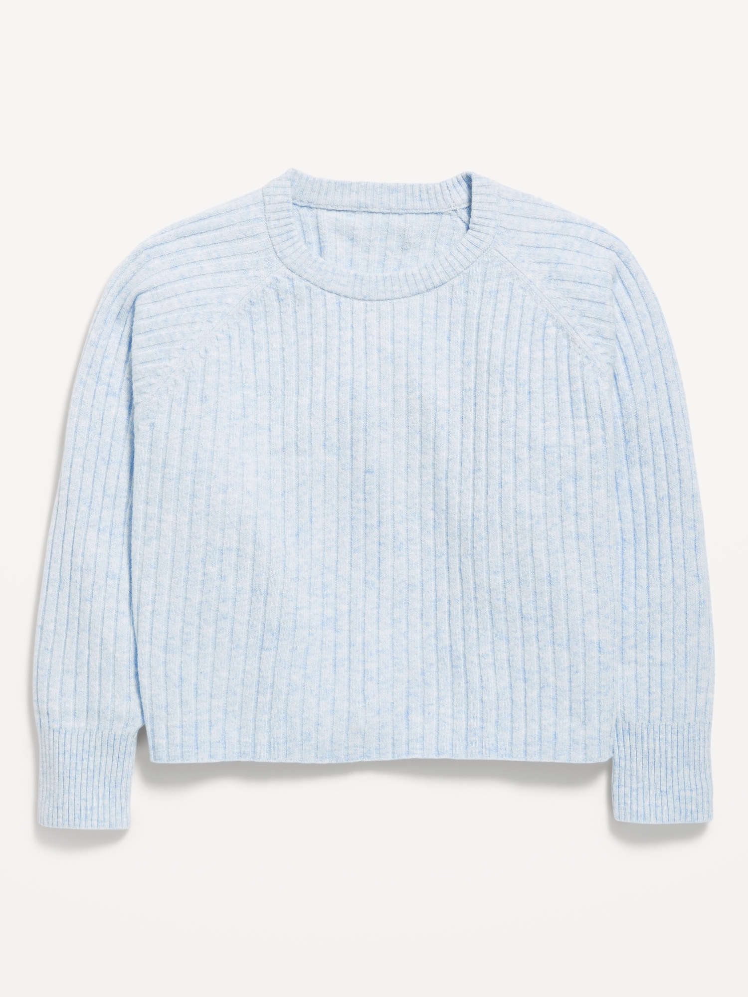 SoSoft Long-Sleeve Ribbed Sweater for Girls