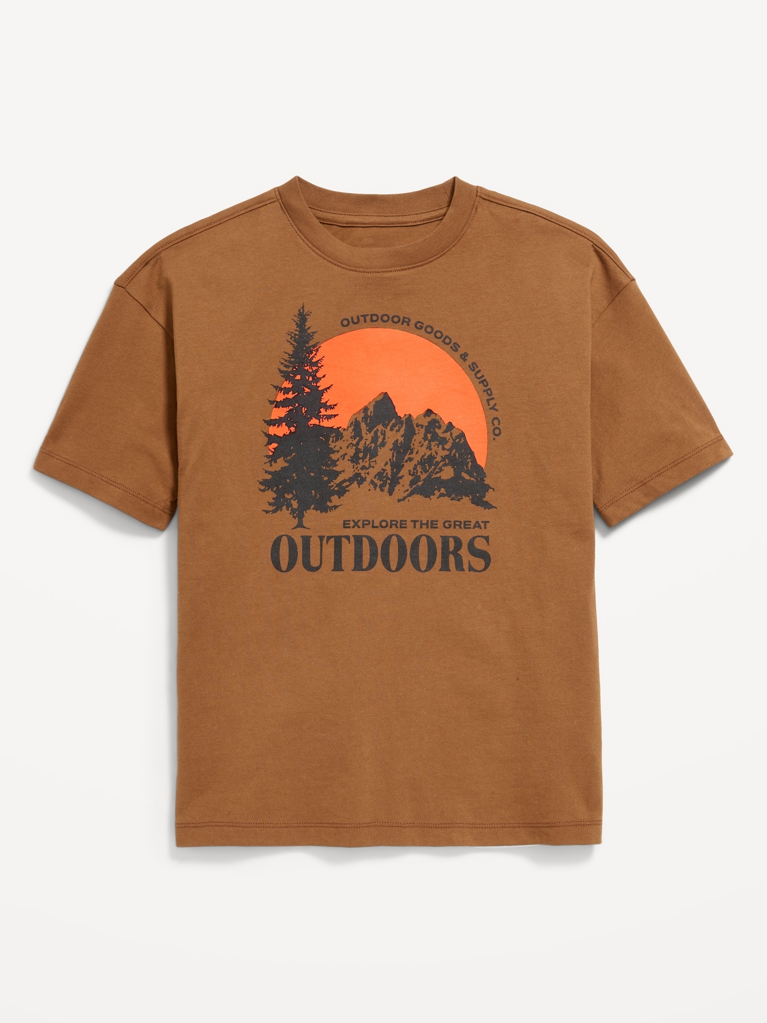 Oversized Short-Sleeve Graphic T-Shirt for Boys