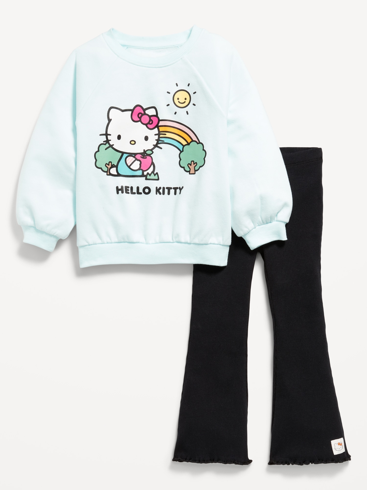 Hello Kitty® Graphic Sweatshirt and Flare Leggings Set for Girls