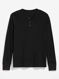 Image number 1 showing, Waffle Henley T-Shirt