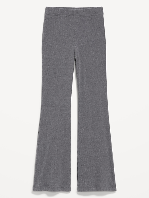 Image number 3 showing, High-Waisted Fashion Ribbed Flare Leggings