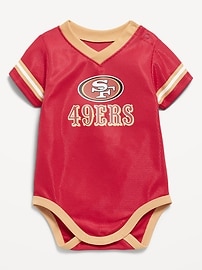 Image number 1 showing, NFL™ San Francisco 49ers™ Graphic Mesh Bodysuit for Baby