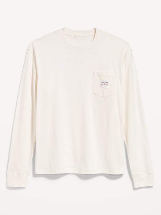 Image number 1 showing, Heavyweight Long-Sleeve Logo-Graphic T-Shirt
