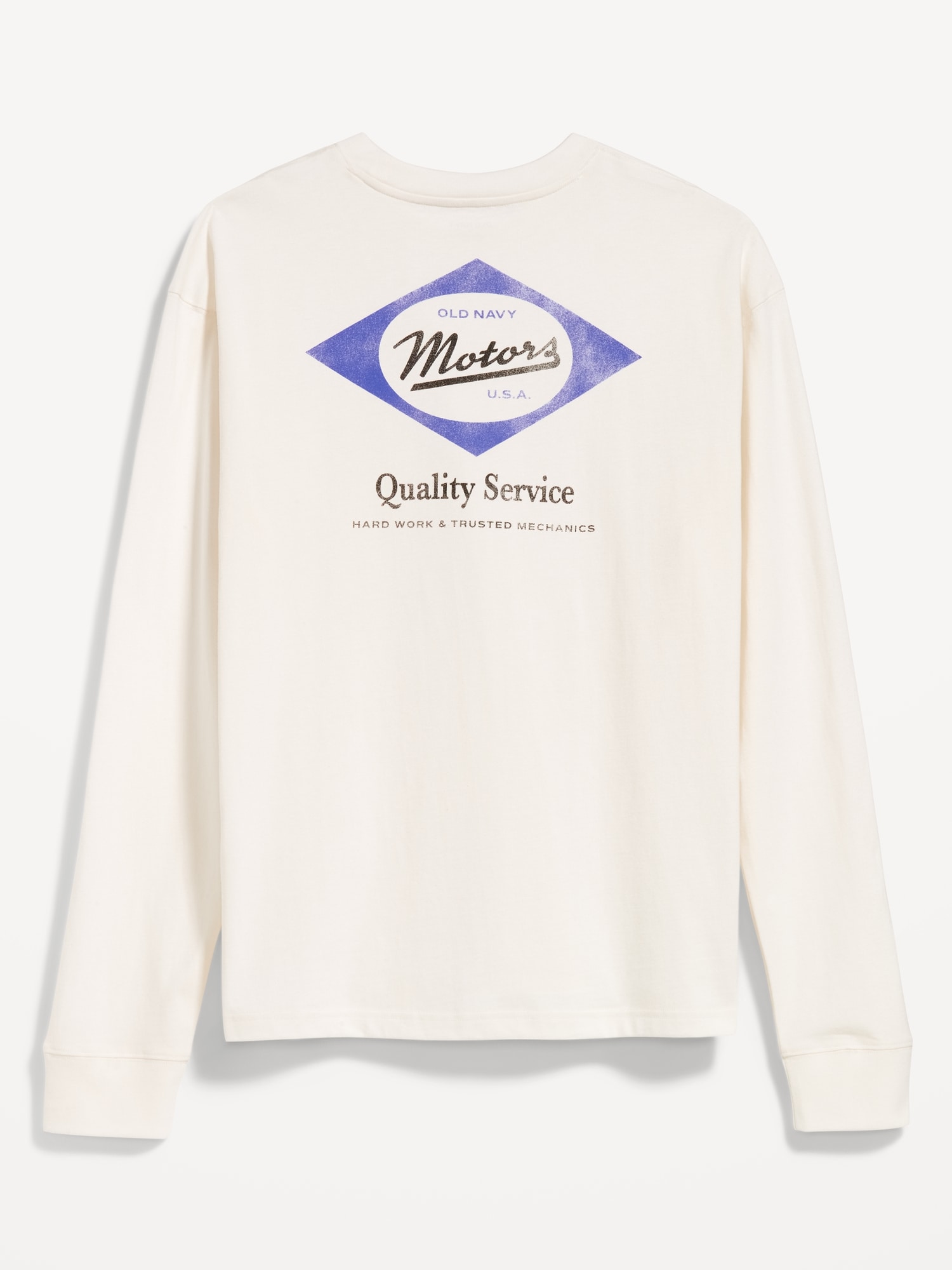 Heavyweight Long-Sleeve Logo-Graphic T-Shirt