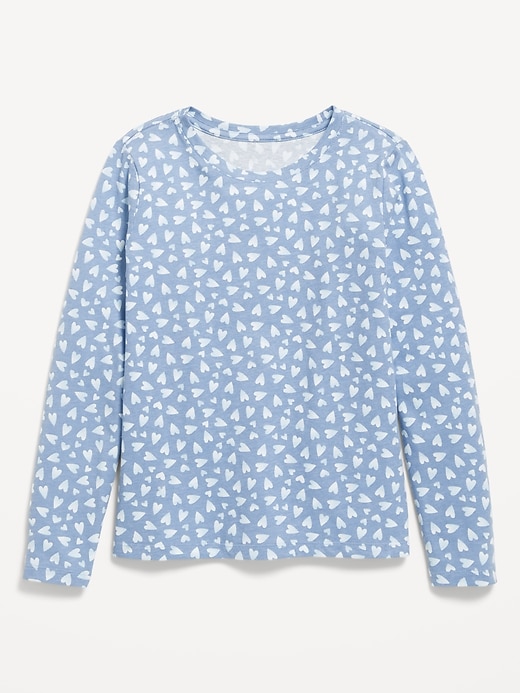 Image number 1 showing, Softest Printed Long-Sleeve T-Shirt for Girls