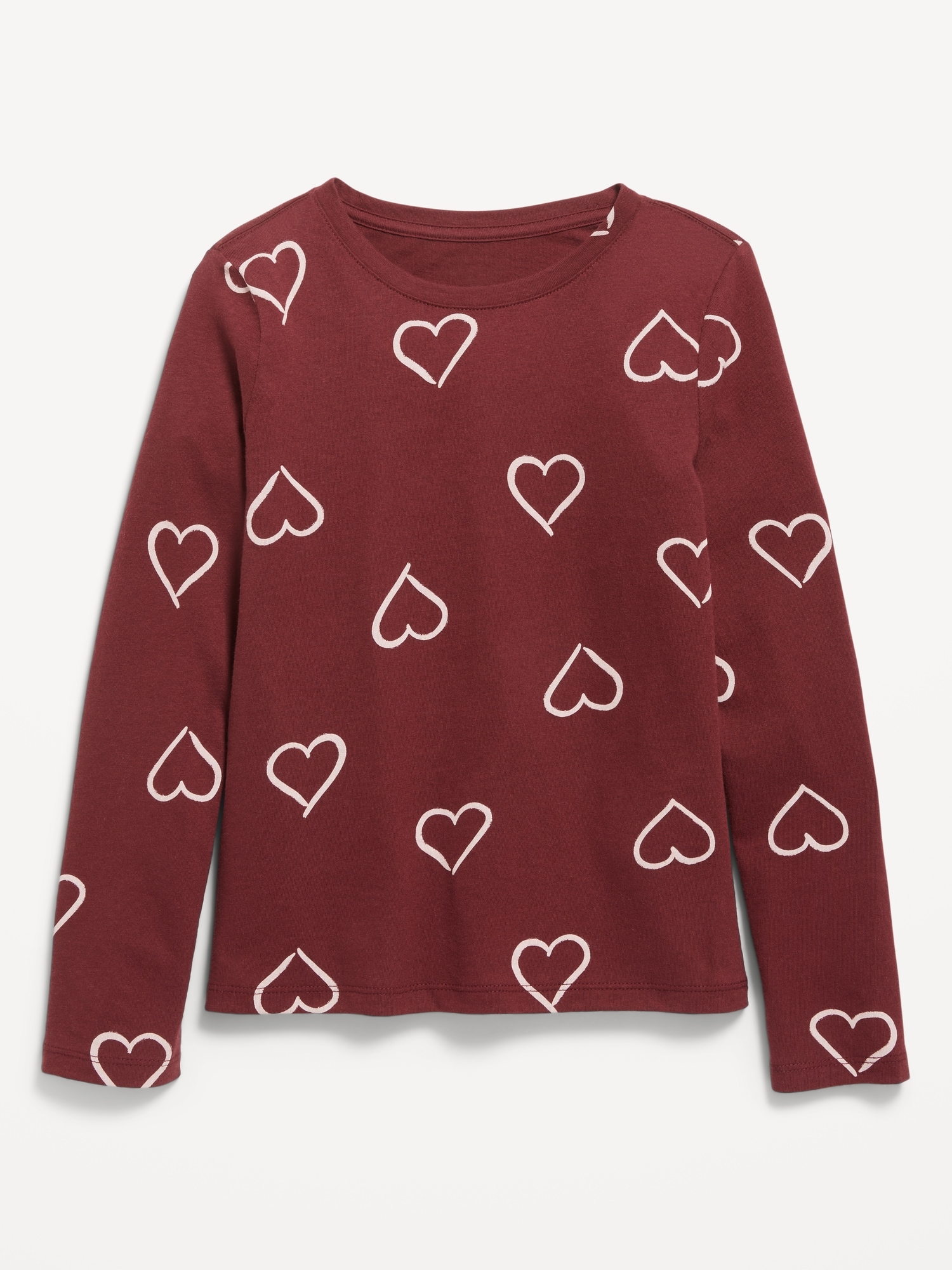 Softest Long-Sleeve Ribbed T-Shirt for Girls