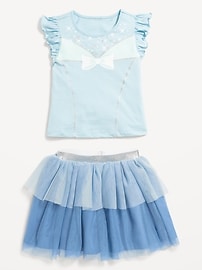 Image number 3 showing, Disney© Princess T-Shirt and Tutu Skirt Set for Toddler Girls