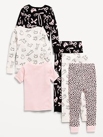 Image number 2 showing, Snug-Fit Printed Pajama 6-Piece for Toddler & Baby