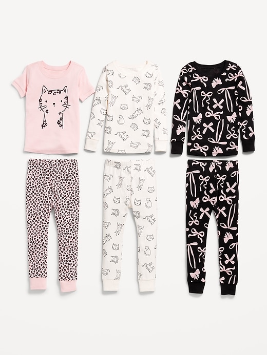 Image number 3 showing, Snug-Fit Printed Pajama 6-Piece for Toddler & Baby