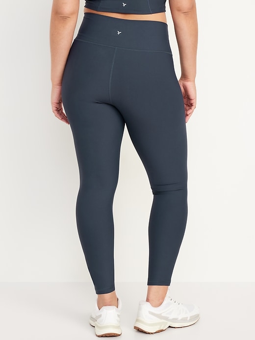 Image number 7 showing, High-Waisted PowerSoft Rib Mix 7/8 Leggings