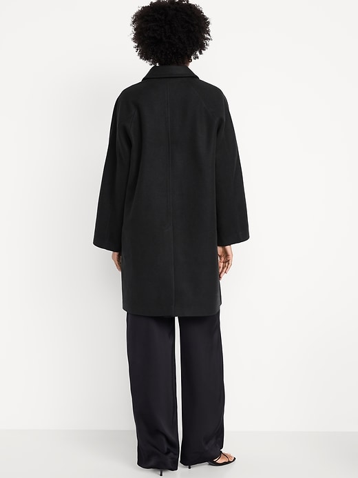 Image number 2 showing, Relaxed Button-Front Mac Coat