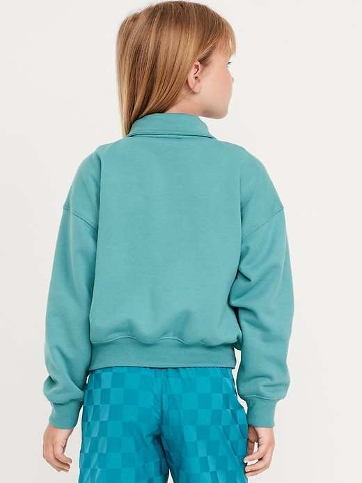 Image number 2 showing, NFL™ Philadelphia Eagles™ Oversized Quarter-Zip Sweatshirt for Girls