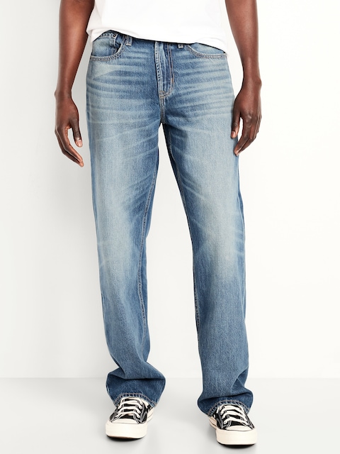 90's Loose Jeans - Faded Medium Wash