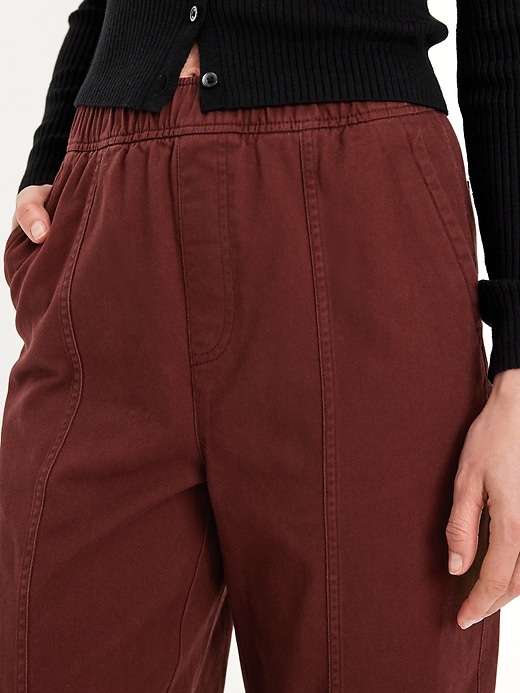 Image number 5 showing, High-Waisted Barrel Ankle Pants