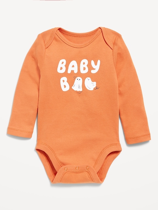 Image number 1 showing, Long-Sleeve Graphic Bodysuit for Baby