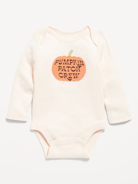 Long-Sleeve Graphic Bodysuit for Baby - Oatmeal Heather