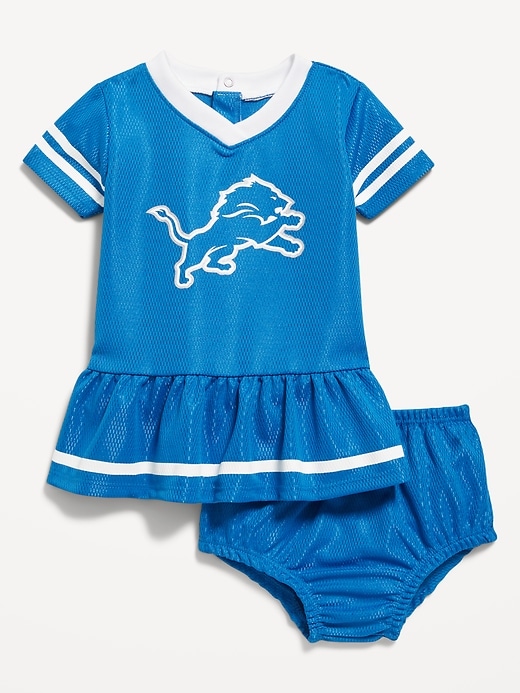 Image number 2 showing, NFL™ Detroit Lions™ Graphic Mesh Dress and Shorts Set for Baby