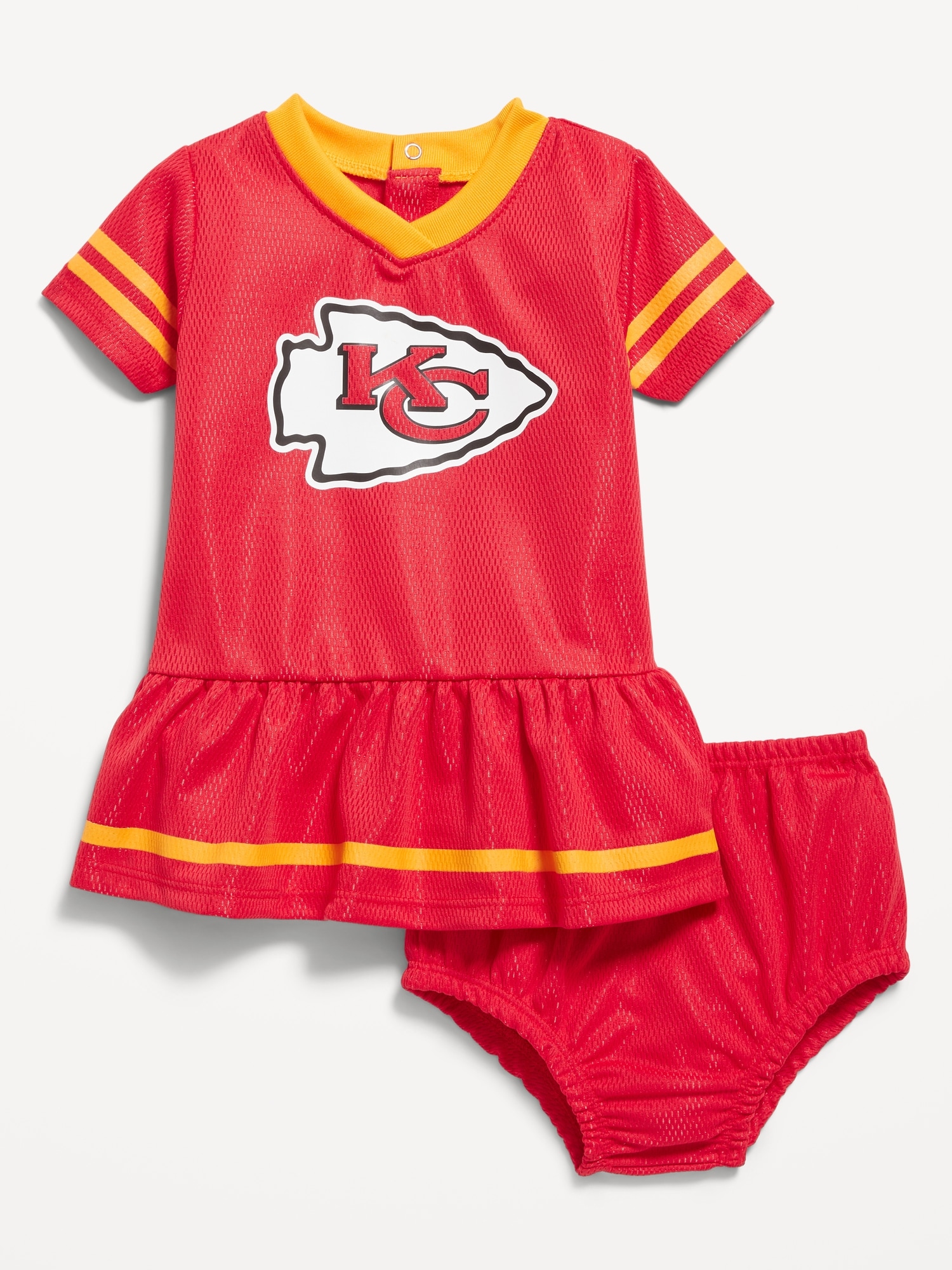 Kansas City Chiefs Graphic Mesh Dress and Shorts Set for Baby