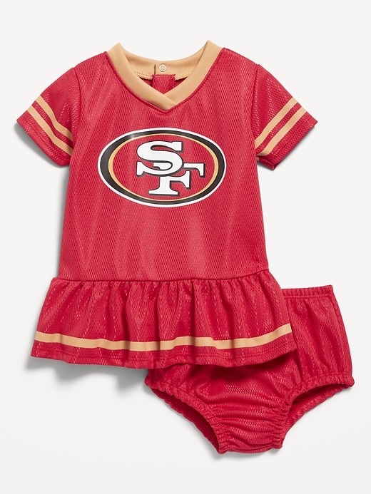 Image number 2 showing, NFL™ San Francisco 49ers™ Graphic Mesh Dress and Shorts Set for Baby