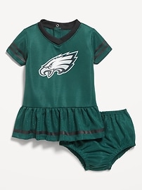 Image number 1 showing, NFL™ Philadelphia Eagles™ Graphic Mesh Dress and Shorts Set for Baby