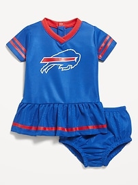 Image number 1 showing, NFL™ Buffalo Bills™ Graphic Dress and Shorts Set for Baby