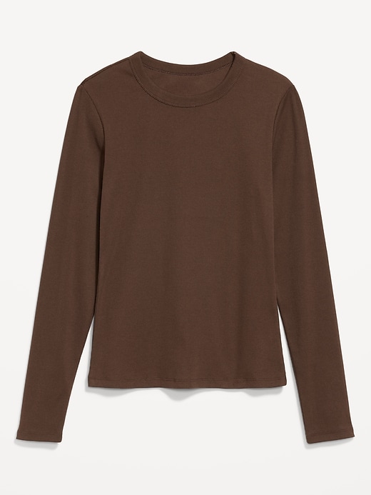 Image number 6 showing, Snug Long-Sleeve Crew-Neck T-Shirt