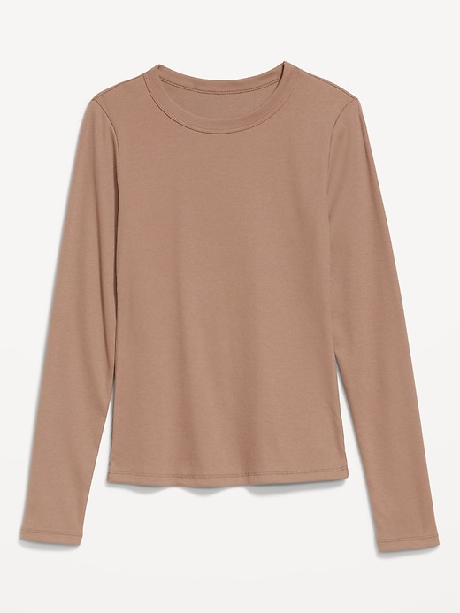 Image number 8 showing, Snug Long-Sleeve Crew-Neck T-Shirt