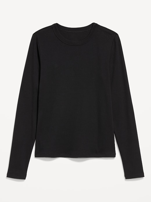 Image number 8 showing, Snug Long-Sleeve Crew-Neck T-Shirt