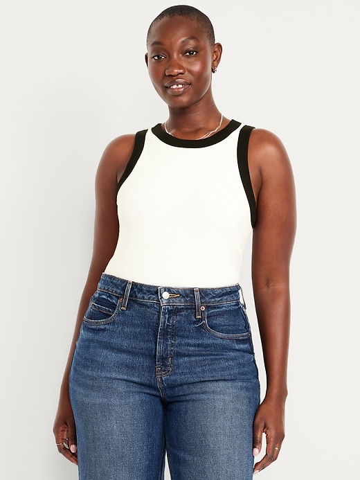 Image number 4 showing, Snug High-Neck Tank Top