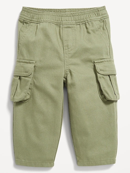 Image number 1 showing, Baggy Barrel-Leg Cargo Jeans for Baby
