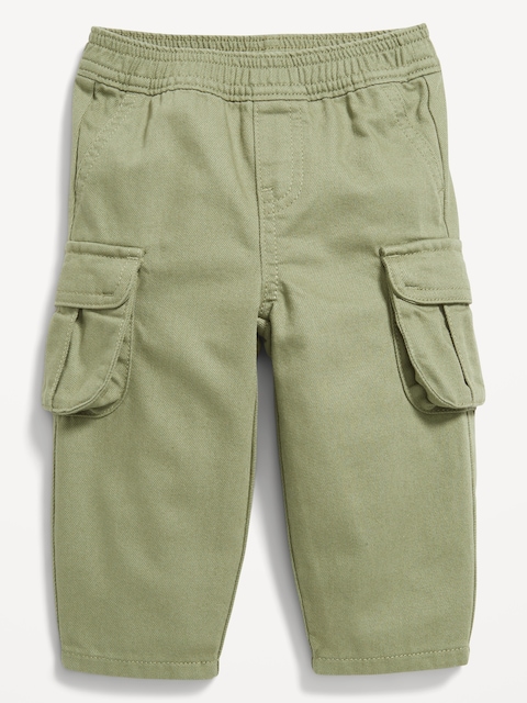 Baggy Barrel-Leg Cargo Jeans for Baby - Bare Ground