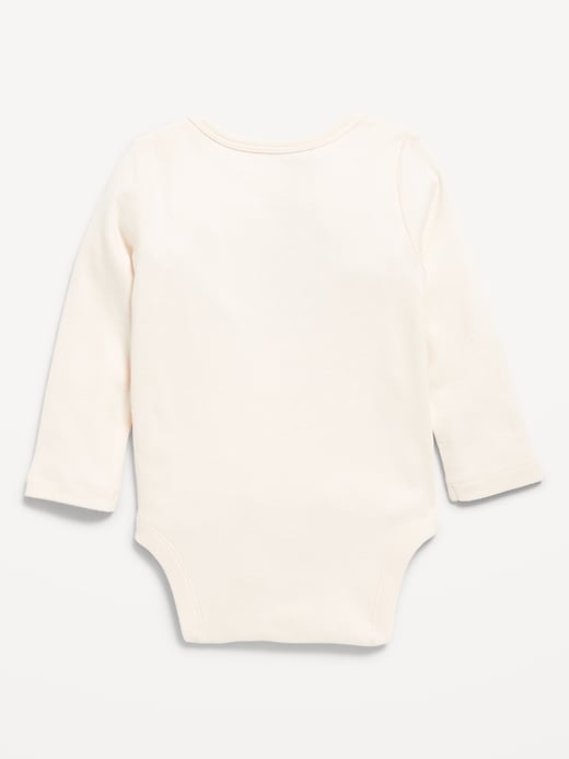 Image number 2 showing, Unisex Long-Sleeve Graphic Bodysuit for Baby