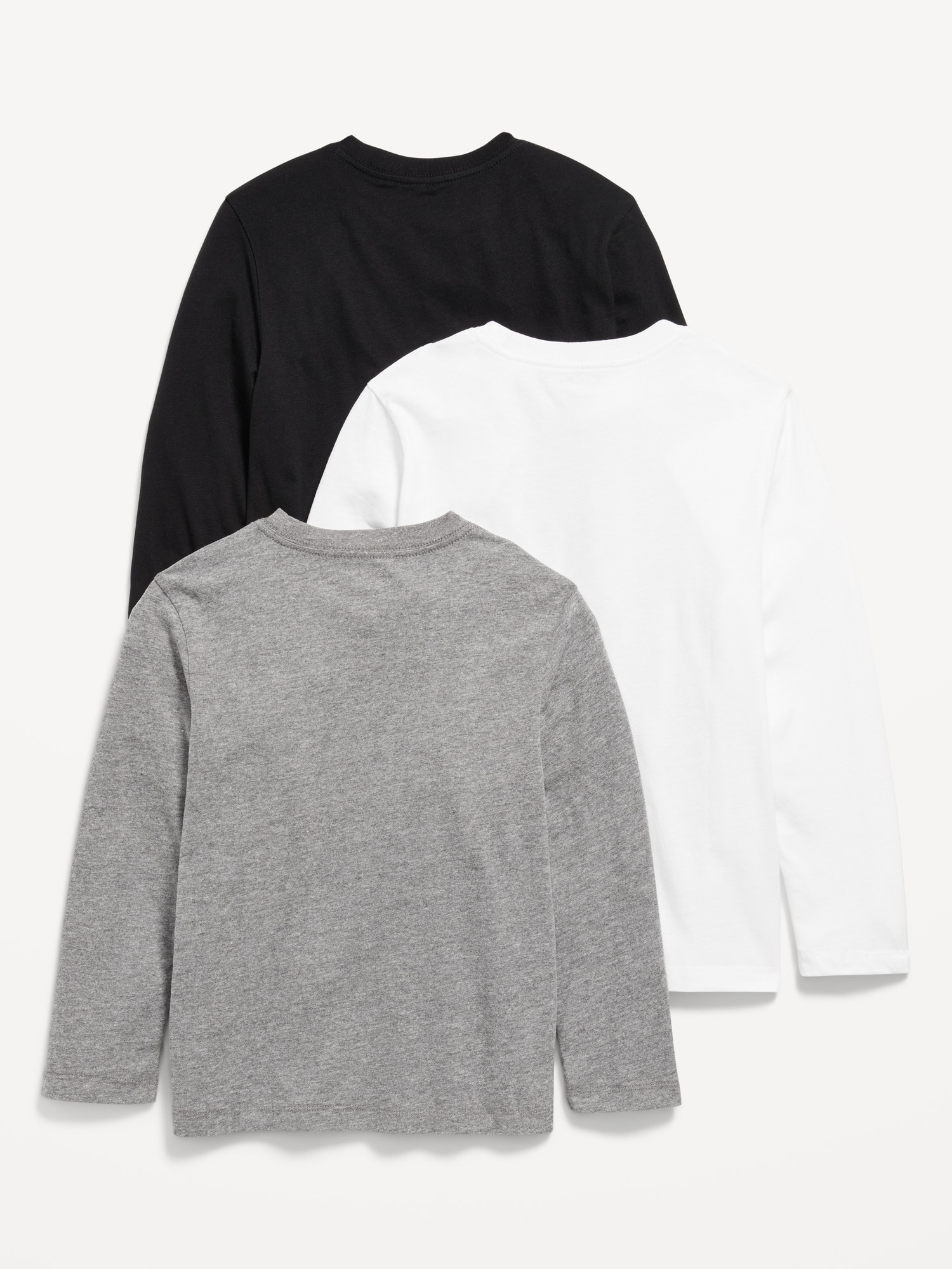 Softest Long-Sleeve T-Shirt 3-Pack for Boys