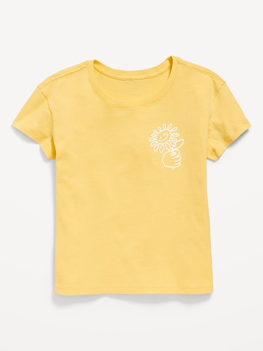 Image number 1 showing, Short-Sleeve Graphic T-Shirt for Girls